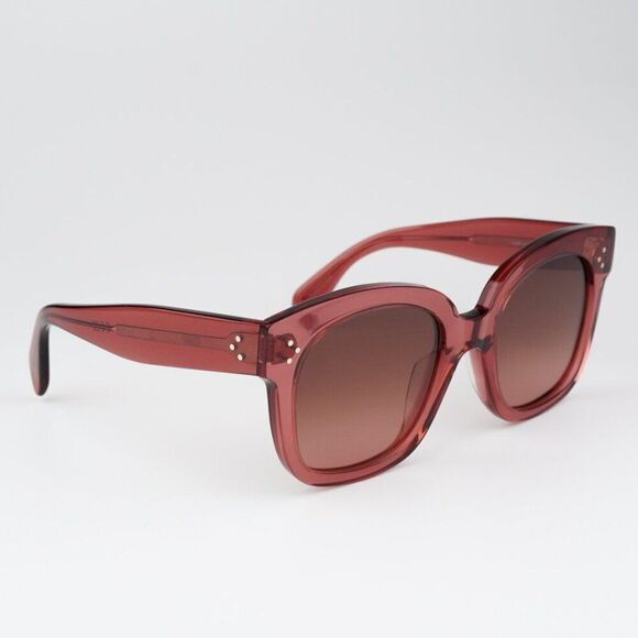 NEW Celine CL4002UN 74T Rose Pink Gradient Bordeaux Geometric Women Sunglasses - Picture 5 of 10